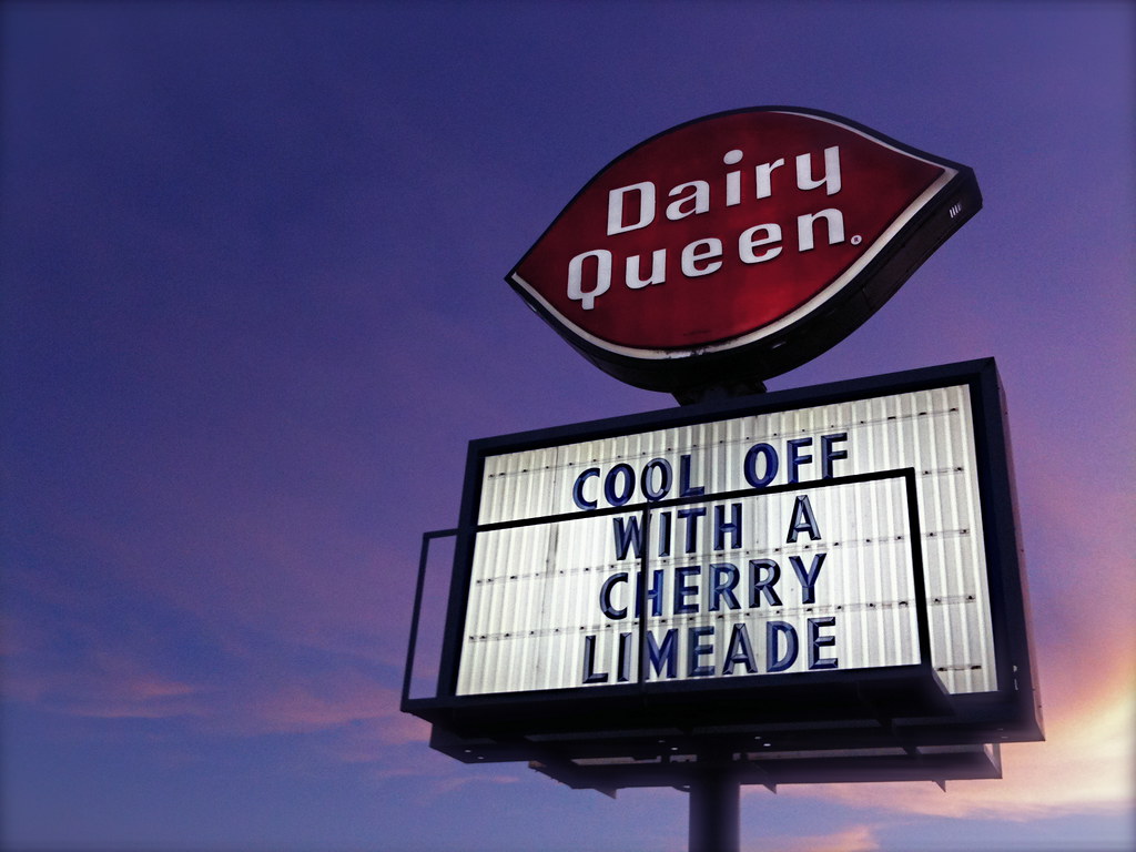 Dairy Queen "Cool off with a cherry limeade." Dairy Queen … Flickr