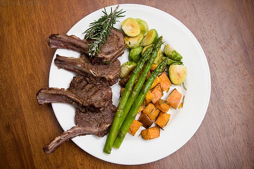 Meat and three veg? I got a stovetop cast iron grill plat… Flickr