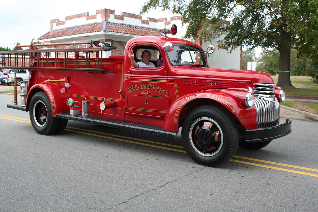 Classic Fire Truck Vintage Loris Fire Dept truck Charlie J Flickr