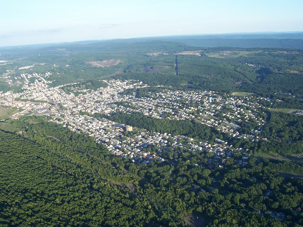 Shamokin, Pennsylvania City photo, City, Aerial
