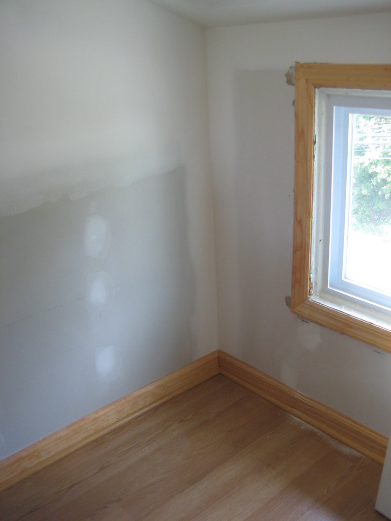 Toe kick moulding and quarter round yay! M S Flickr