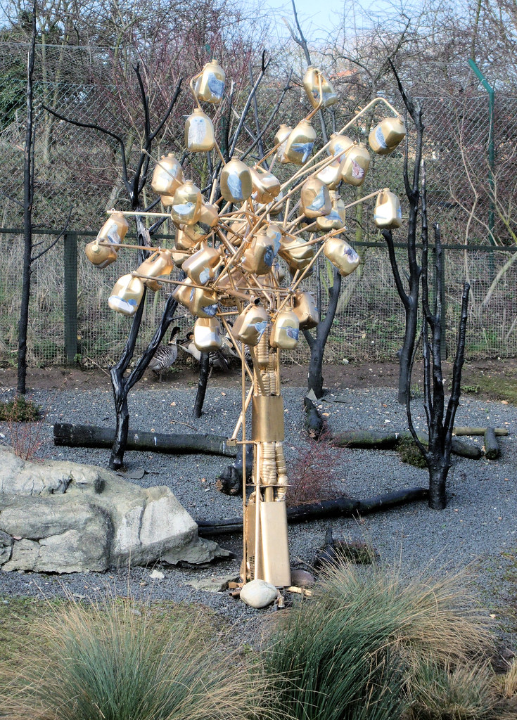 What It's Worth (Golden Tree) Recycled Sculpture Show Flickr