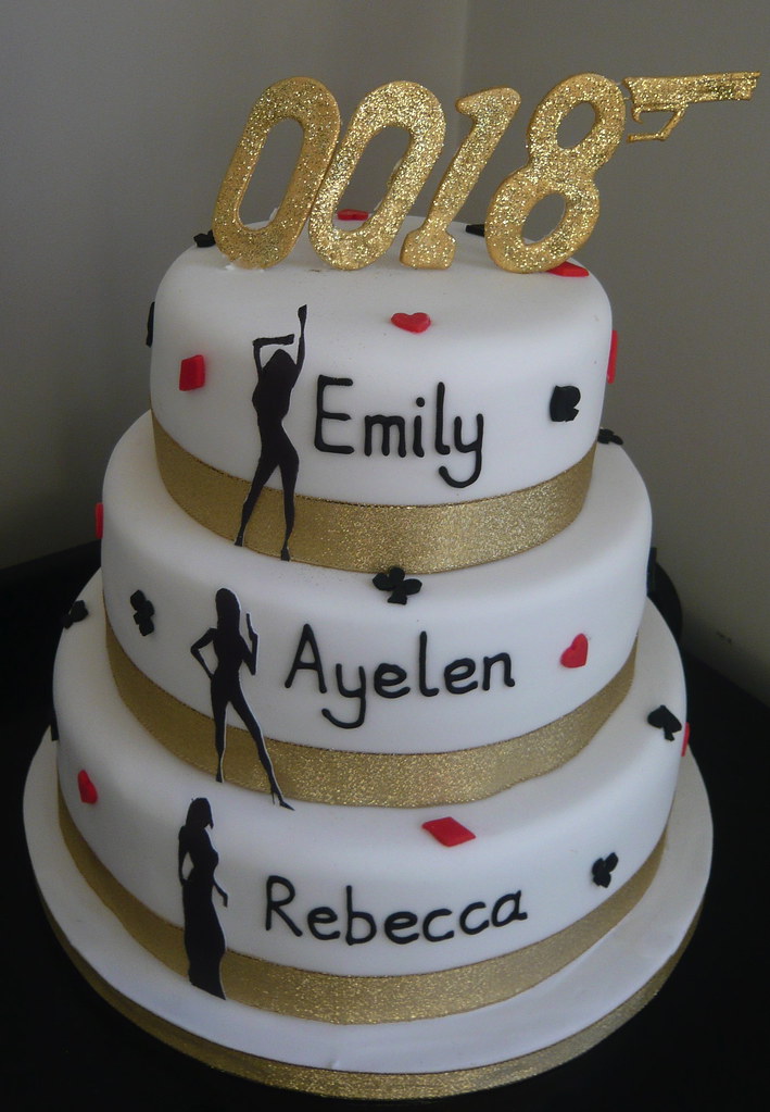 James Bond 18th Birthday Cake Had fun with this one! Bond … Flickr
