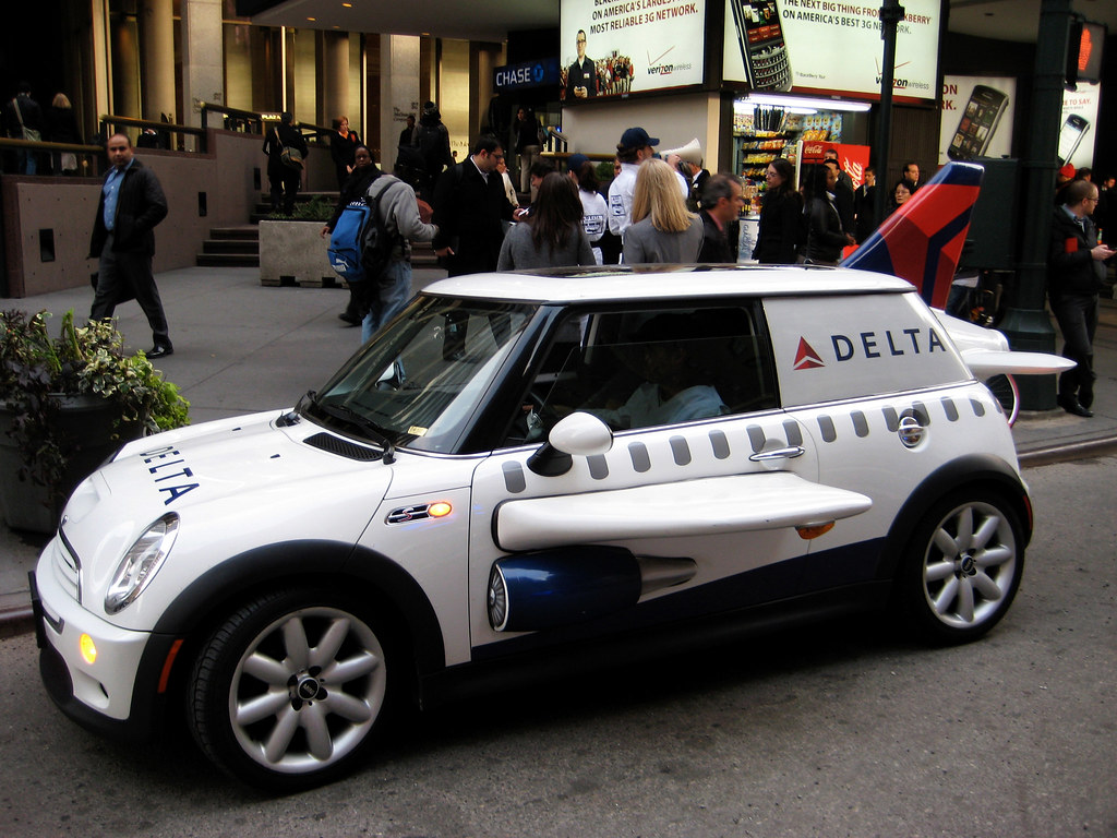 Delta Airlines Mini Cooper Plane Car 1149 Delta Airlines M… Flickr