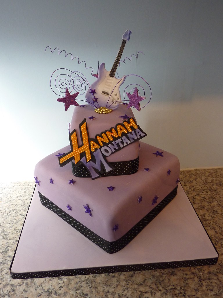 Hannah Montana cake Hannah Montana cake made for my god da… Flickr