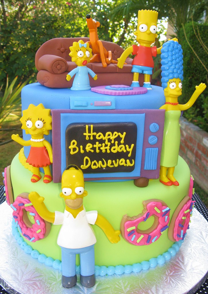IMG_1193 The Simpsons's Cake for Denevan Voelker. www.thec… Flickr