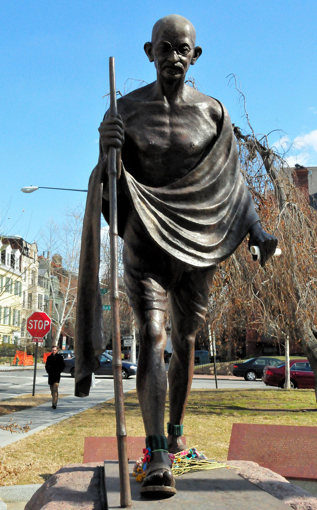 Mohandas Karamchand Gandhi Statue in Washington DC Flickr
