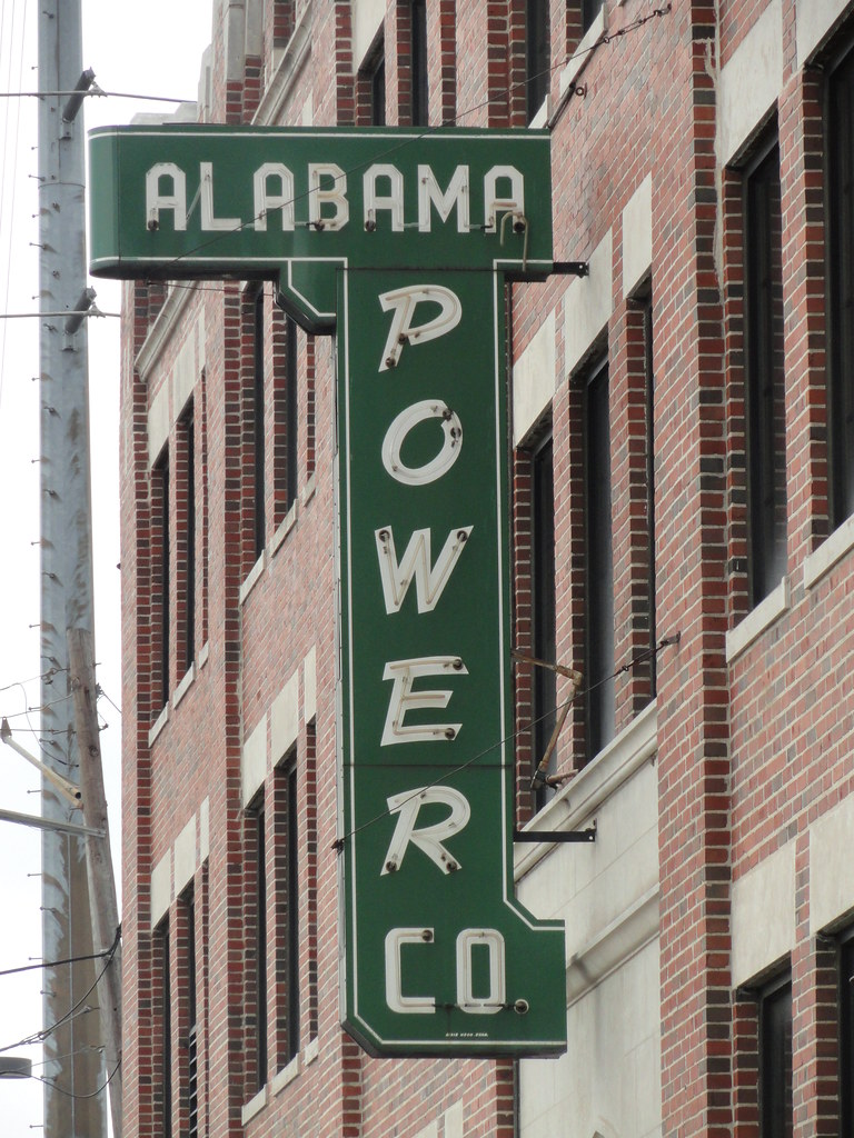Alabama Power Company Sign, Birmingham AL Ginger Flickr