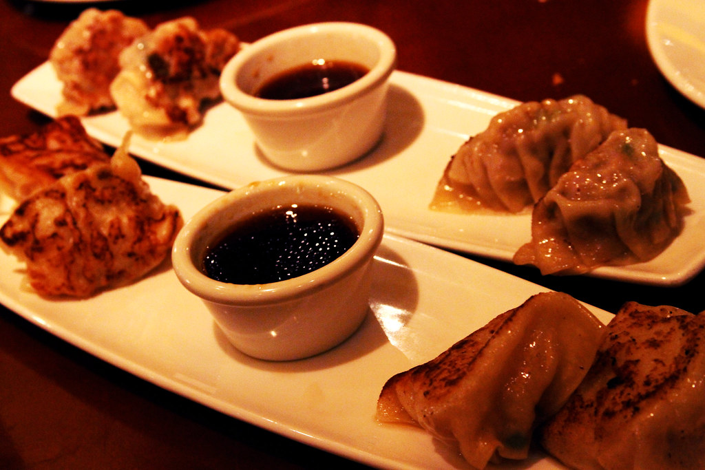 PF Chang's Dumplings Pork and shrimp dumplings at PF Chang… Dome Poon Flickr