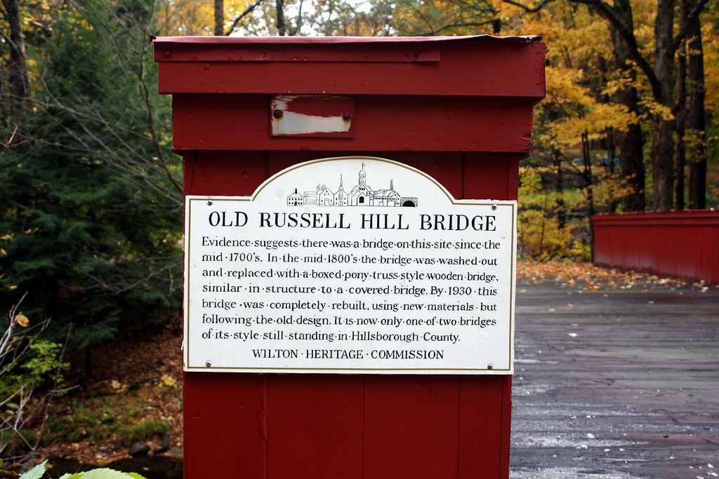 Old Russell Hill Bridge (Wilton, New Hampshire) Historic b… Flickr