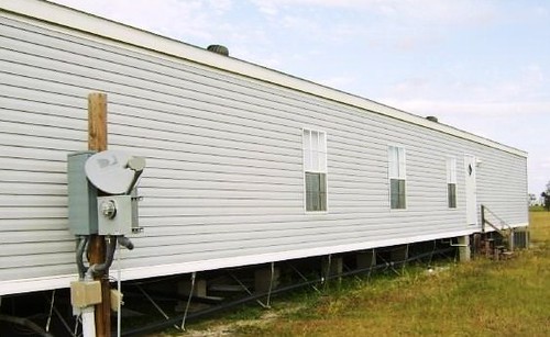 Mobile Home (Before Hardie Board Skirting) This onsite off… Flickr