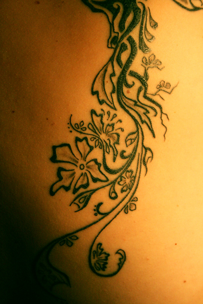 CU my new phoenix tattoo (tail detail) by Dagmar at Body D… Flickr