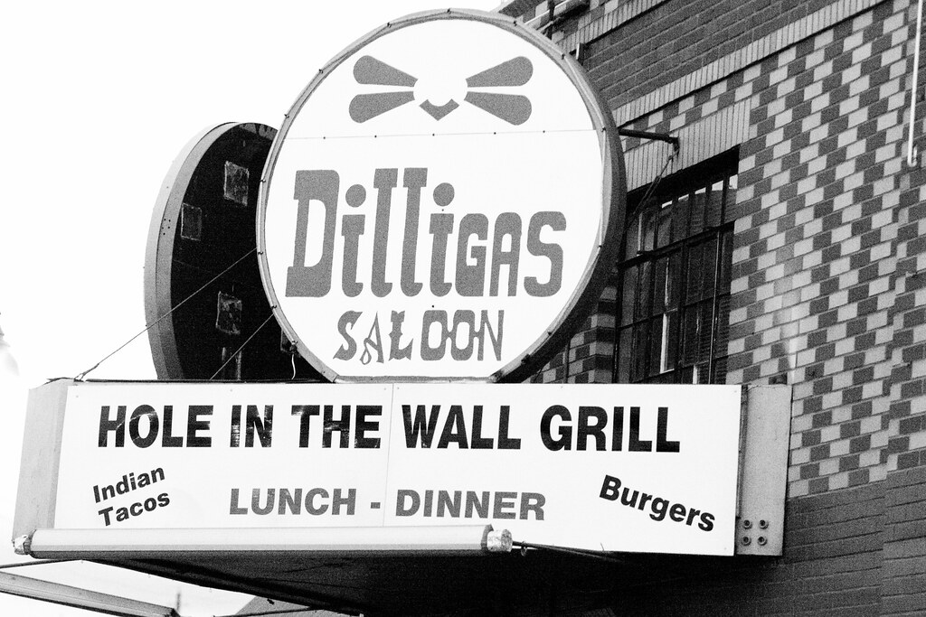 Hole in the Wall Grill Dilligas Saloon www.dilligassaloon.… Flickr