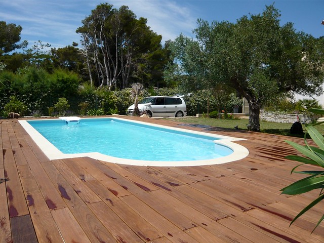 Terrasse Deck Piscine Bois Exotique Ipe Carry Le Rouet Flickr