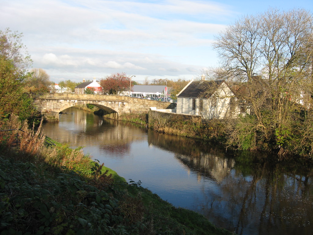 Kilwinning River Garnock Like so many old towns, Kilwinn… Flickr