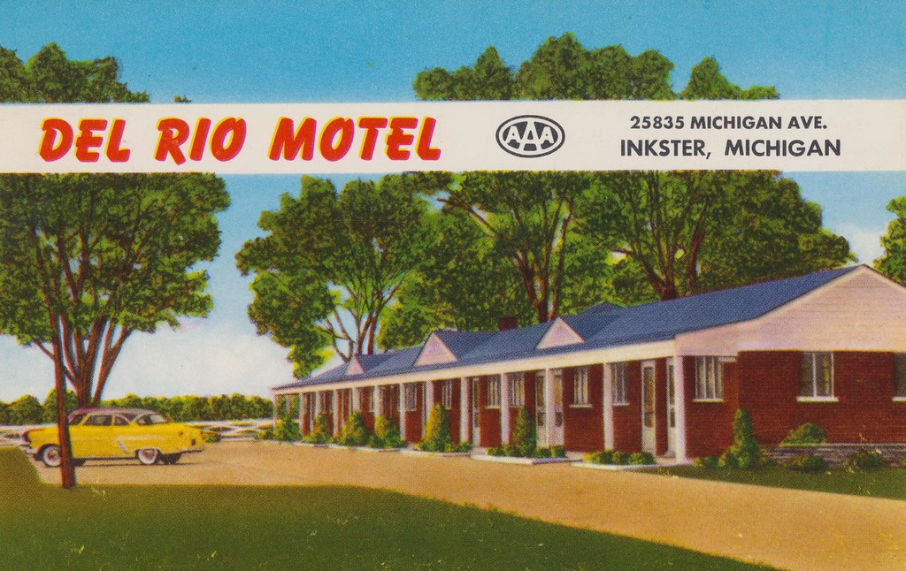 The Cardboard America Motel Archive Del Rio Motel Inkster, Michigan
