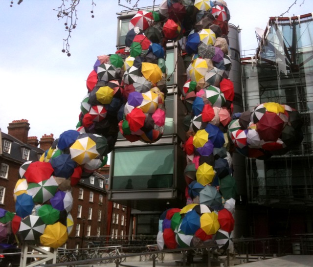 Umbrella Sculpture, London, 2010 Shazzer Flickr