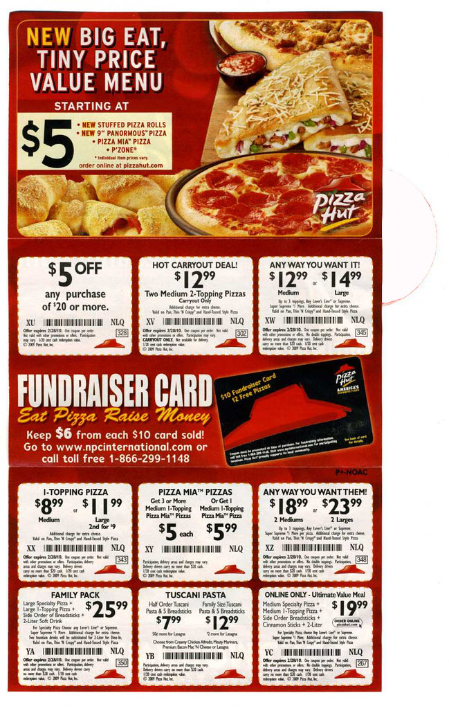 Pizza Hut onthebox flyer (side 1) Lesha Flickr