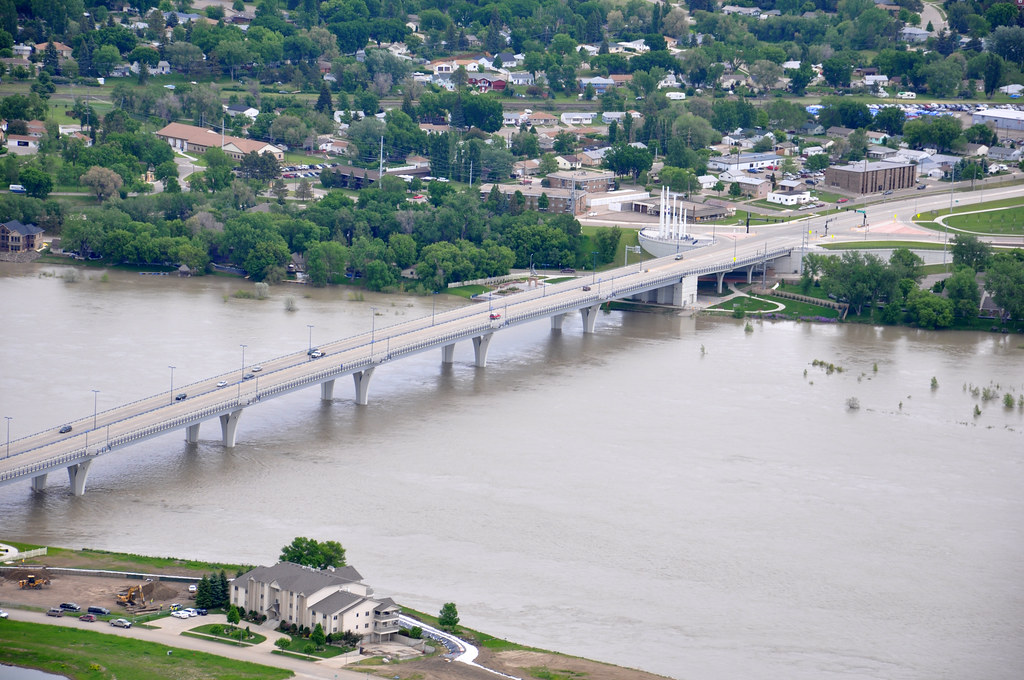 Aerial Missouri River Garrison Dam 52 Aerial view of the M… Flickr