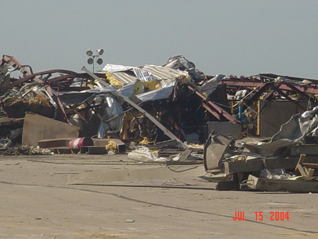 Parsons Tornado Damage Manufacturing facility in Roanoke d… Flickr