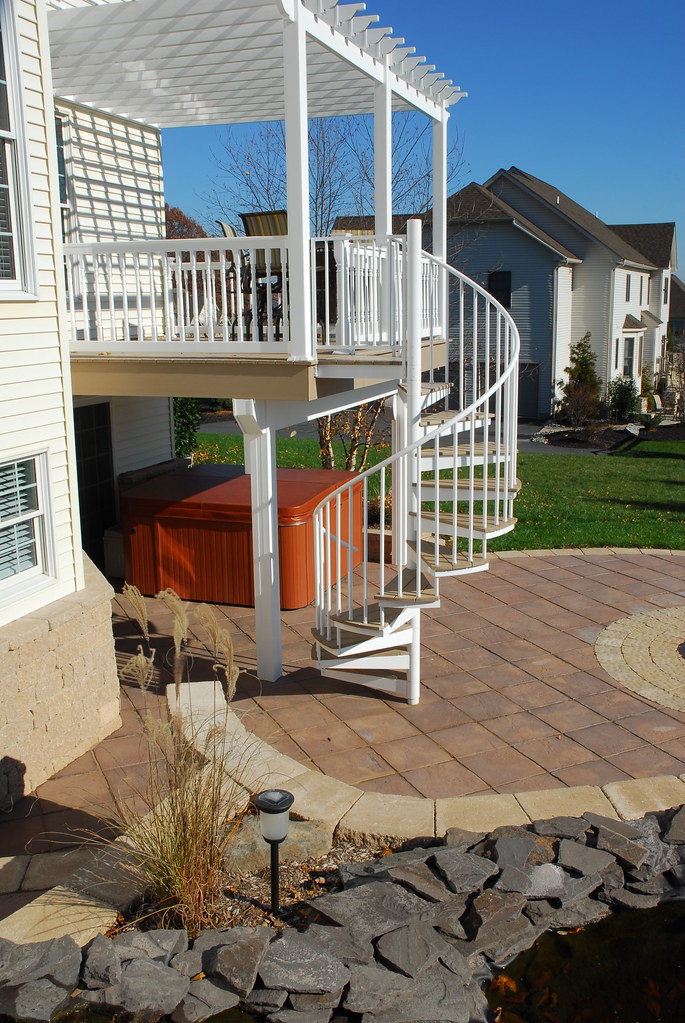 5' Aluminum Spiral Staircase This award winning paver pati… Flickr