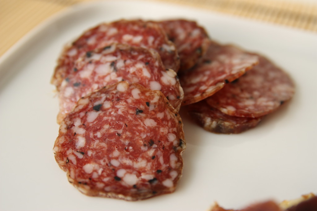 Truffle Salami The Truffel Salametti is another a green la… Flickr