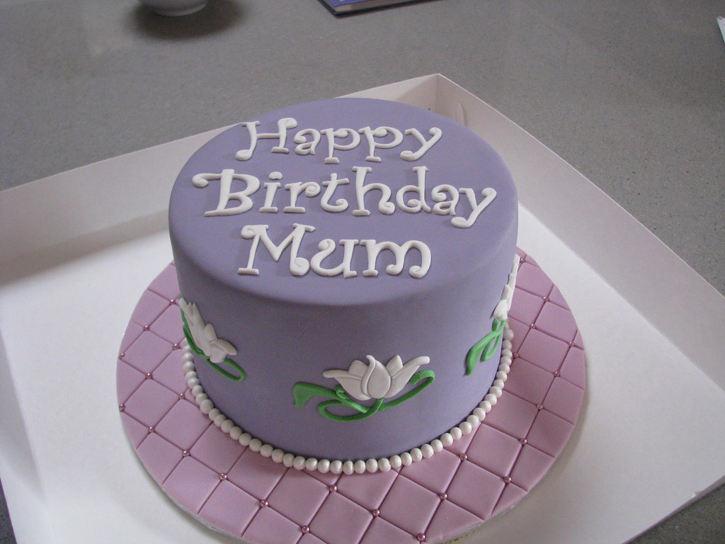 Birthday Cake Recipes For Mum Birthday Cake for Mum I made this cake for my mum's birthd&hellip; Flickr