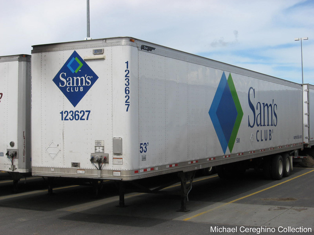 WalMart "Sam's Club" dryvan trailer A rare WalMart "Sam'… Flickr