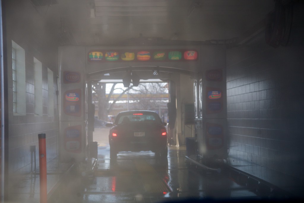 Car wash. Kwik Trip car wash. Andrew Iverson Flickr