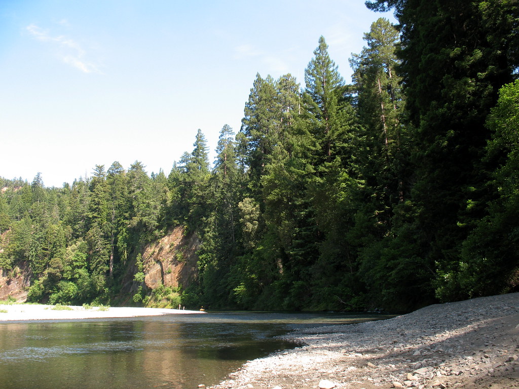 Beach on South Fork Eel River at Redway, California Flickr