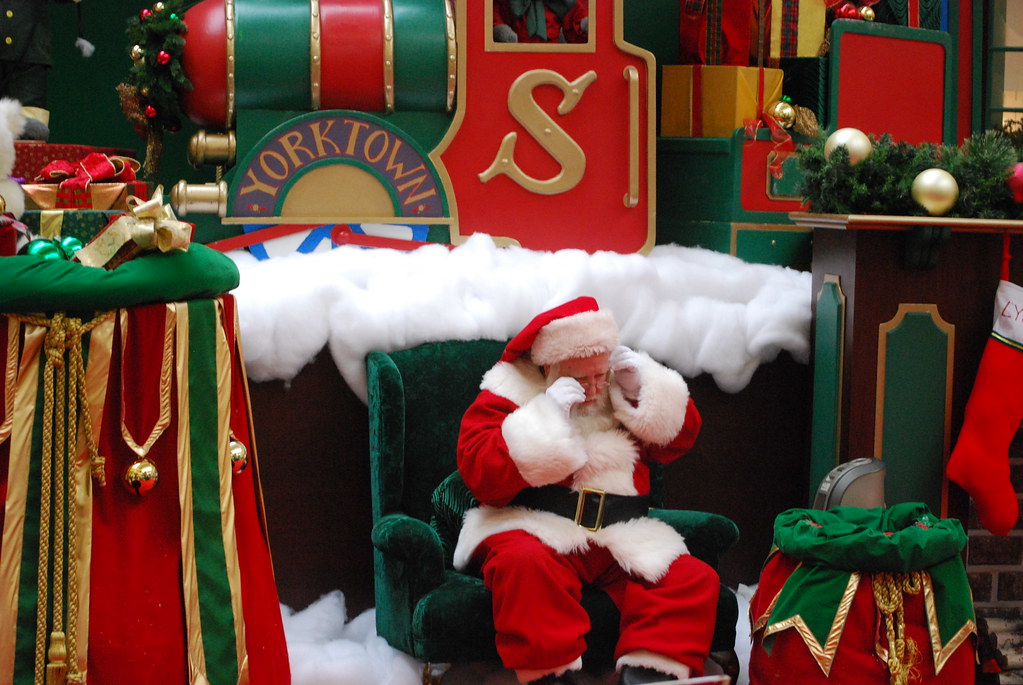 Yorktown Mall Santa Yorktown Mall Santa Clause in 2009 Pho… Flickr