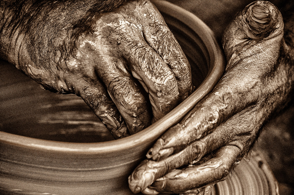 Potter's hands The art is the challenge which you must mee… Flickr