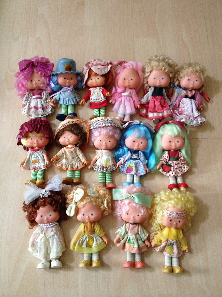 Vintage Strawberry Shortcake & Friends Dolls from Brazil Flickr