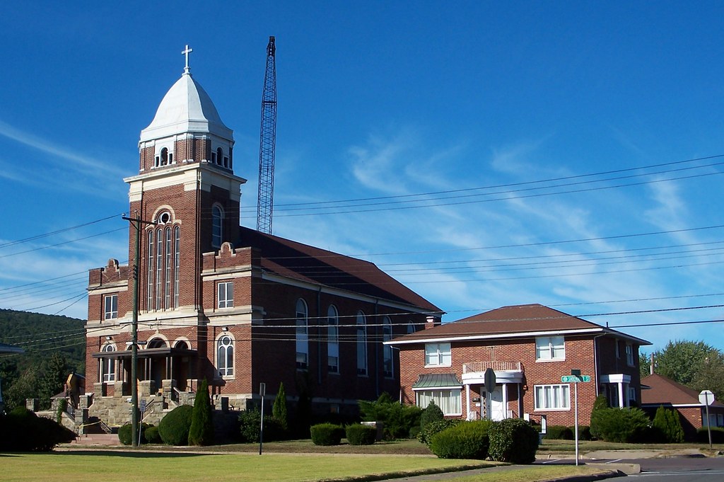 St Mary's Church, Swoyersville, PA in afternoon light Flickr