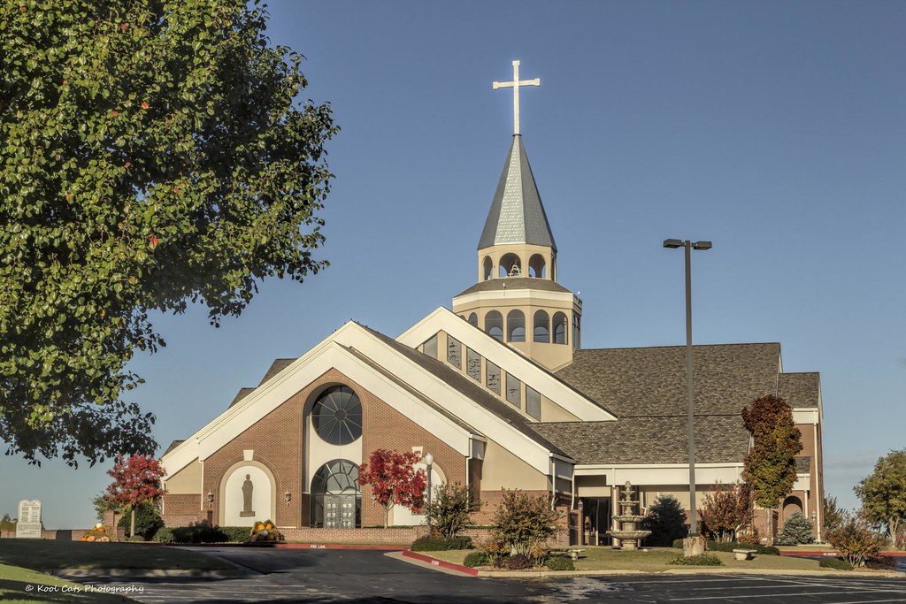St. Monica Catholic Church Found in west Edmond, Oklahoma.… Flickr
