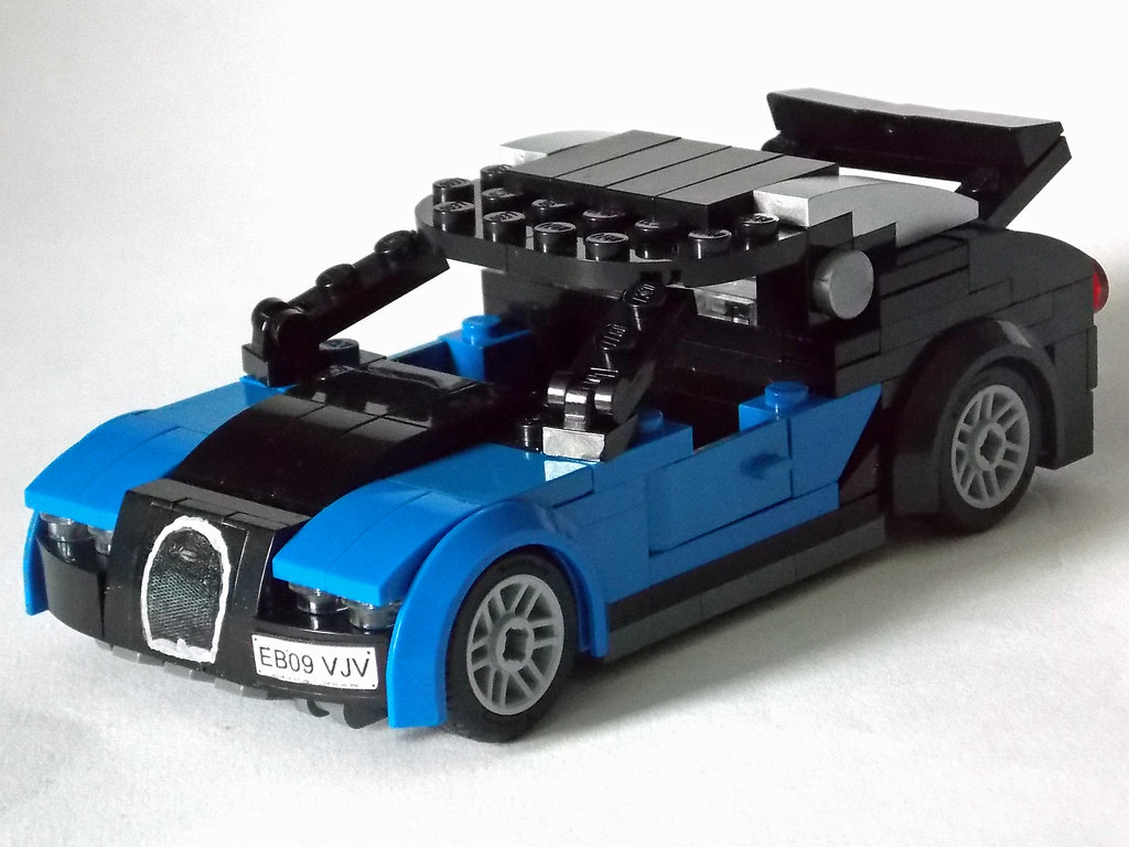 LEGO Minifigurescale Car 7wide Bugatti Veyron 1 Flickr