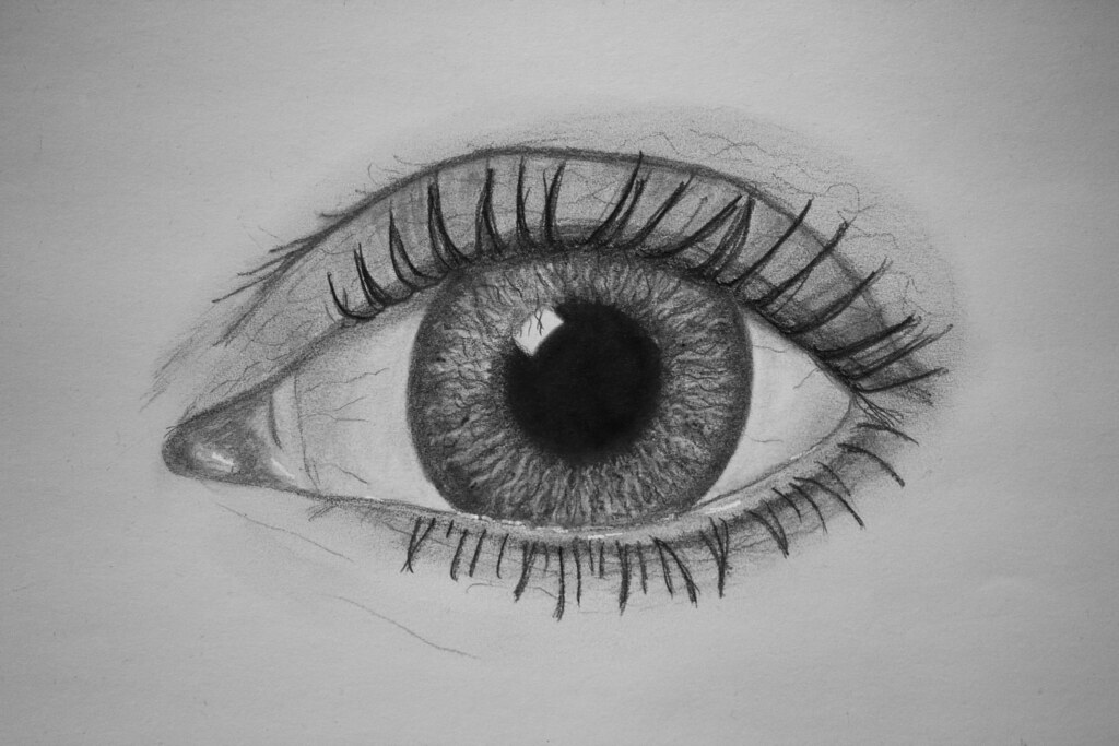 Auge pencil on paper Gret B. Flickr