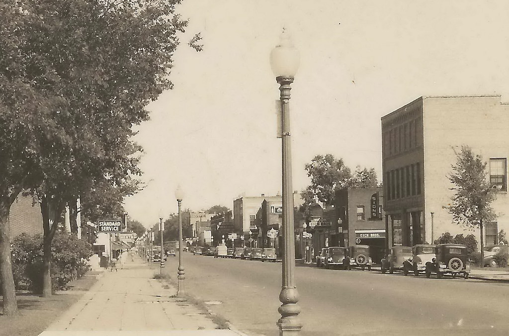 US MN Little Falls MN 1930s RPPC Morrison Co Downtown Stor… Flickr