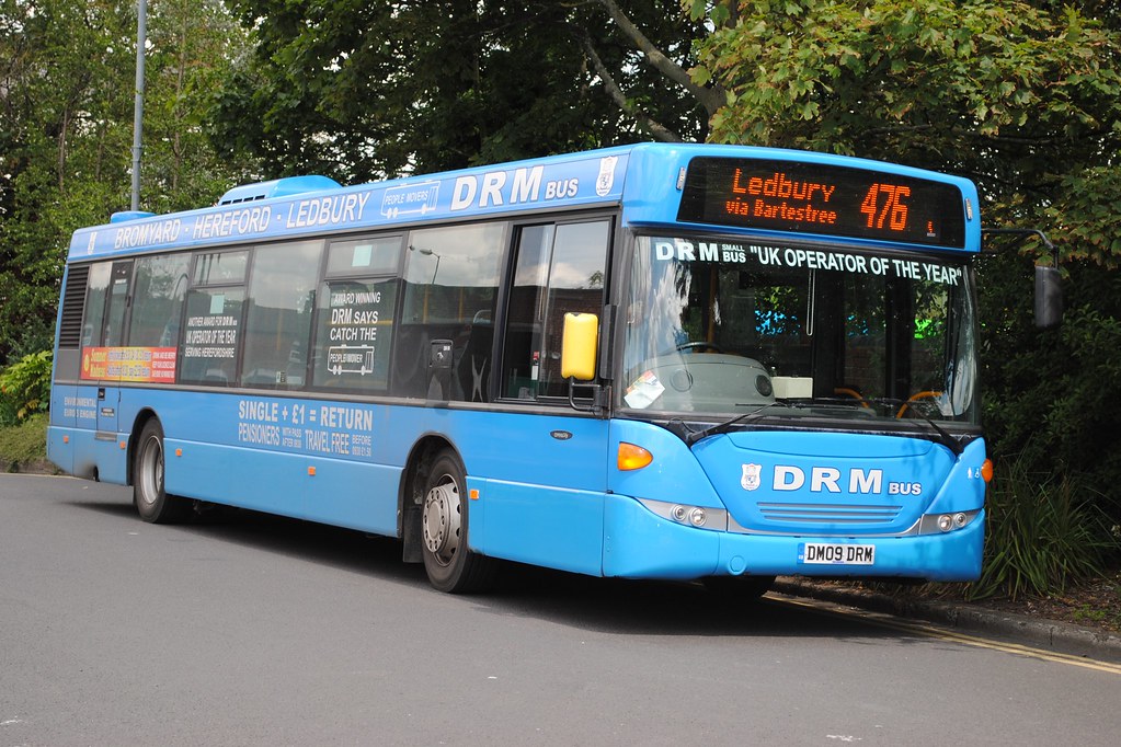 DRM Bromyard DM09 DRM Scania Omnicity seen in Hereford Bus… Flickr