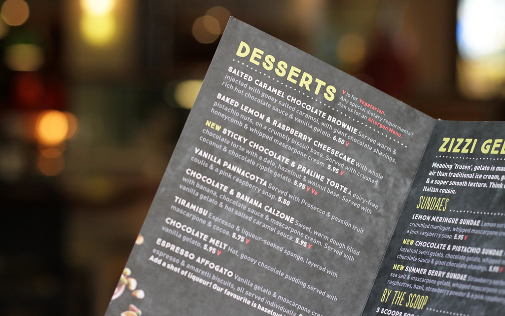 Zizzi Spring Menu 2017 & Discount from UNiDAYS Prettygreentea