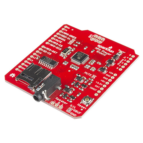 MP3 Player Shield This new revision of the MP3 player shie… Flickr