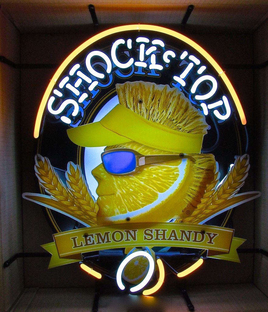 Shock Top Lemon Shandy Neon Beer Sign for Sale Neon Beer S… Flickr