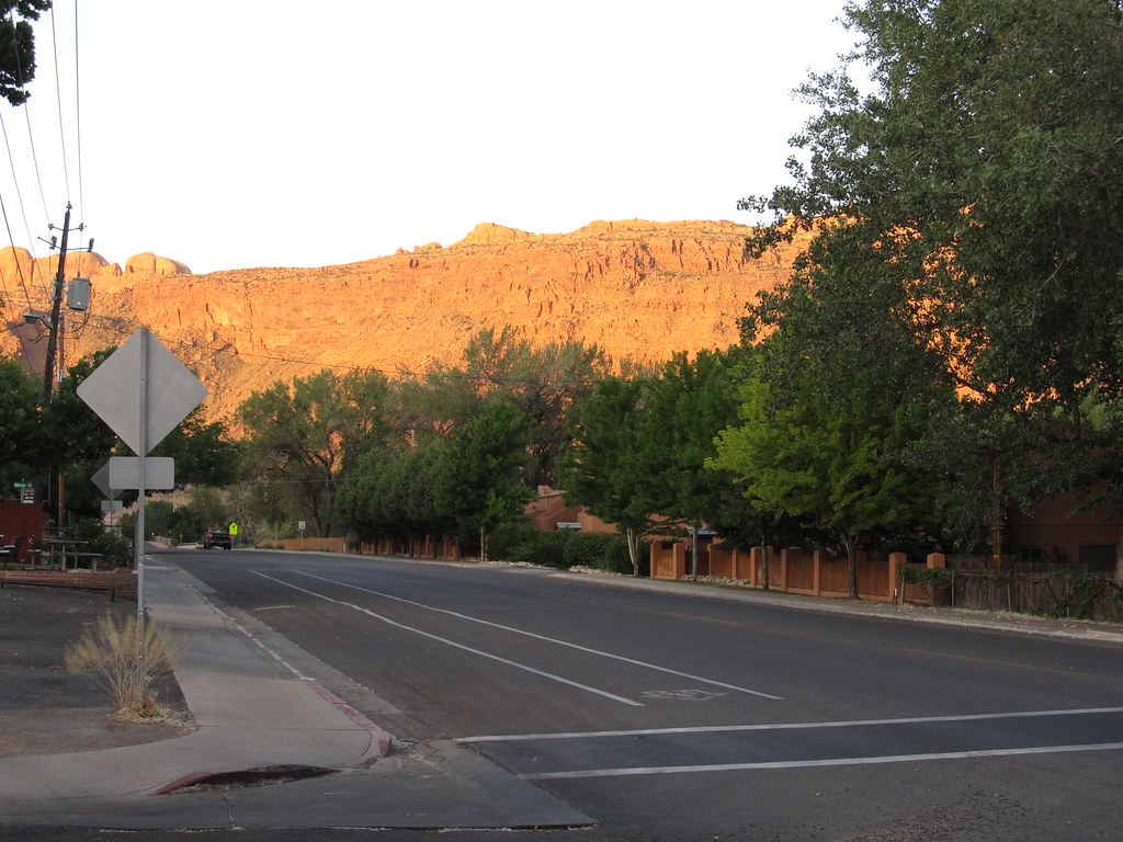 Near Downtown Moab, Utah Moab is a city in Grand County, i… Flickr