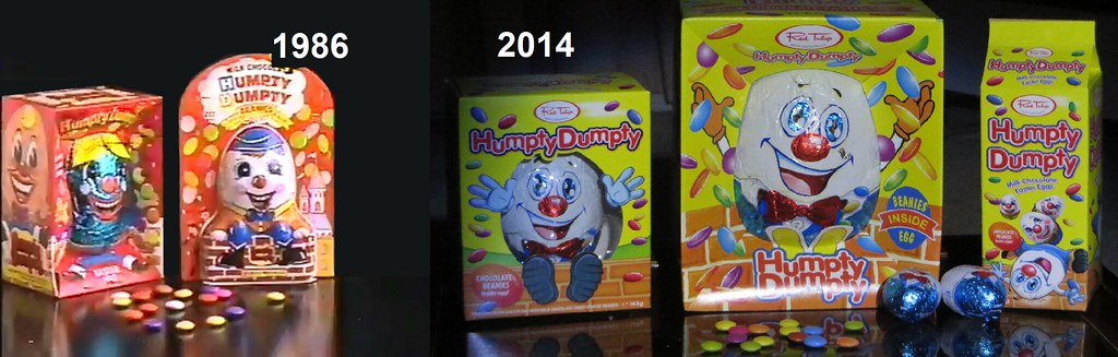 Red Tulip Humpty Dumpty Easter Eggs 1986 and 2014 Flickr