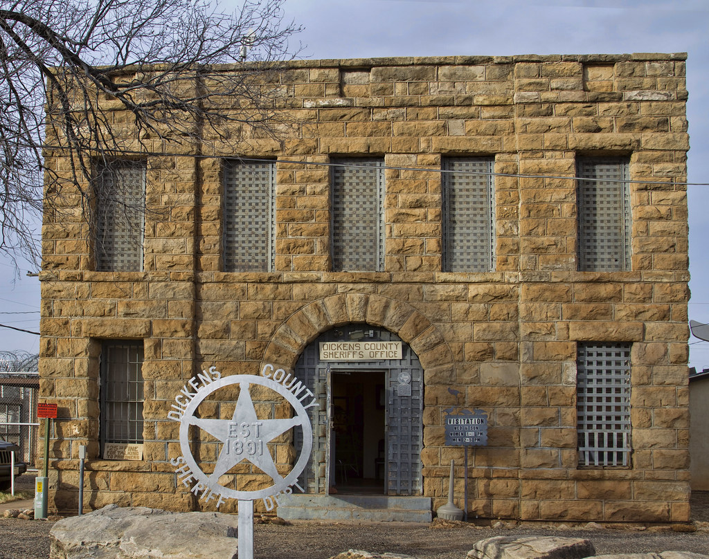 Dickens, Texas Jail Started and completed in 1909, at a c… Flickr