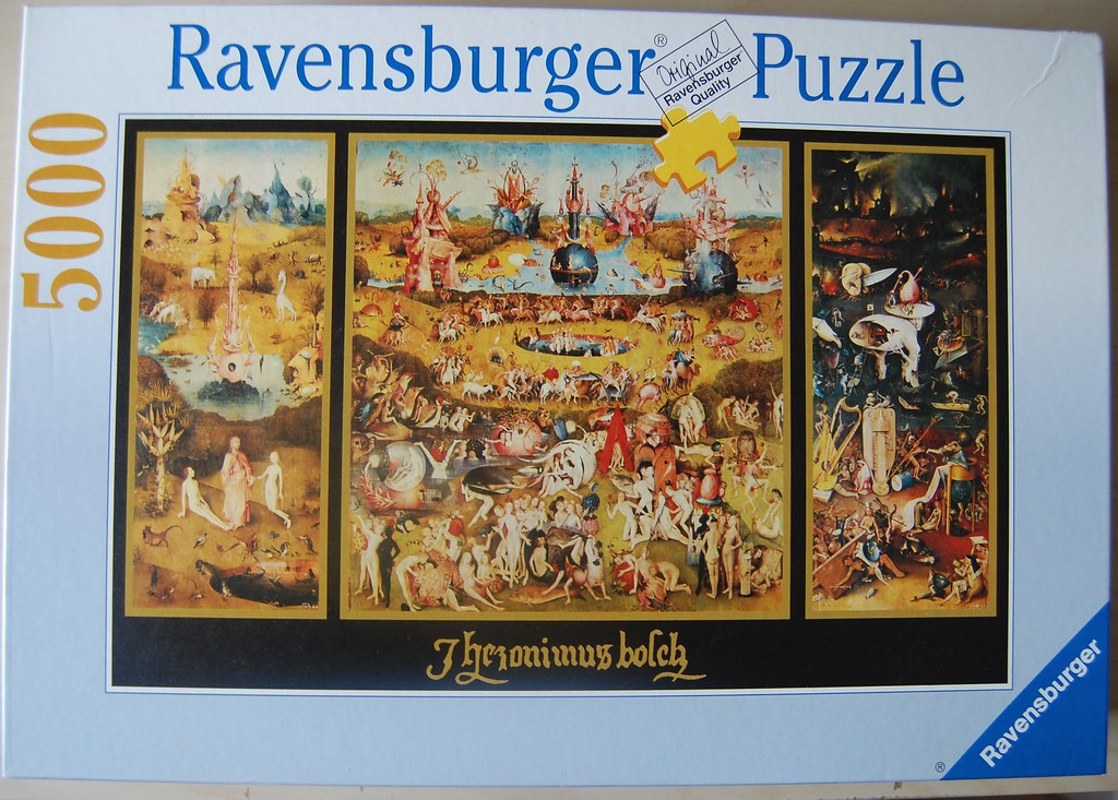 Ravensburger 5000 piece puzzle "The Garden of Earthly Del… Flickr