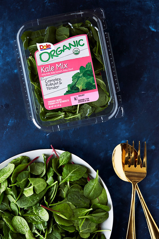 Kale Salad with Balsamic Roasted Beets, Horseradish Tahini Dressing and