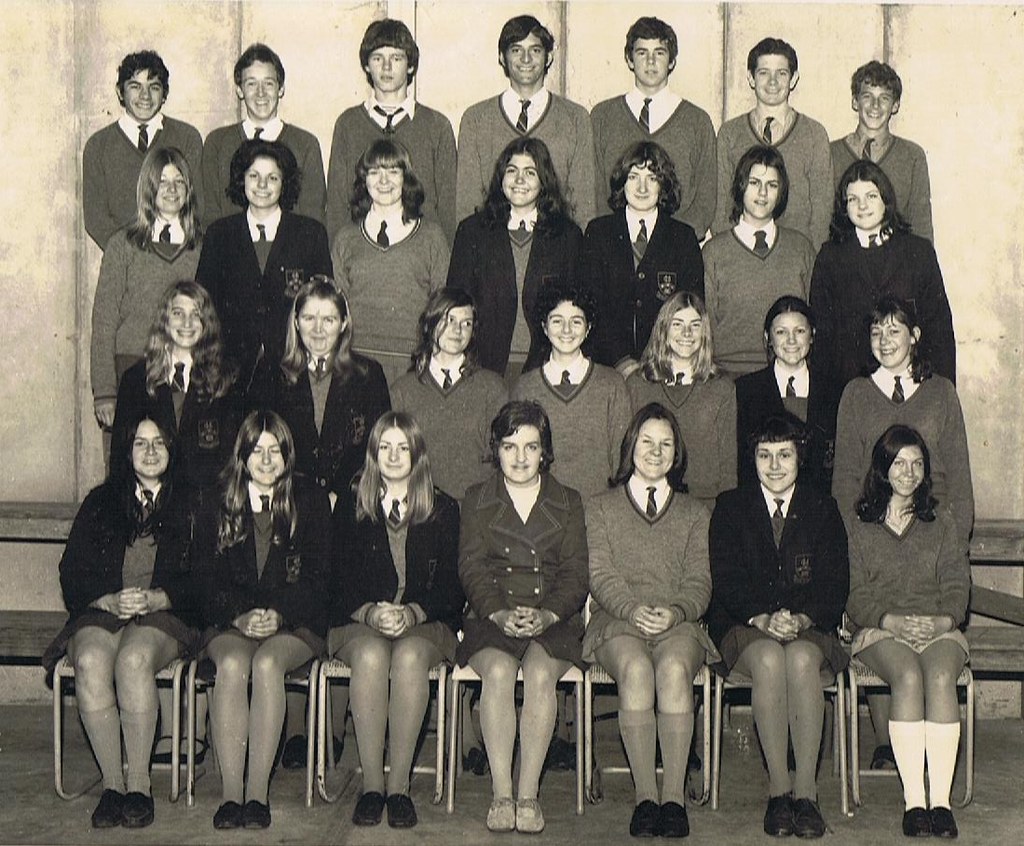 Year 11 class Campbelltown High School 1970 Dot Thompson Flickr
