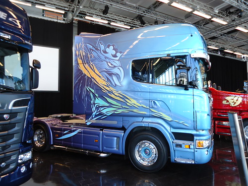 Midsummer ride & drive Scania factory Södertälje Sweden 20 ...