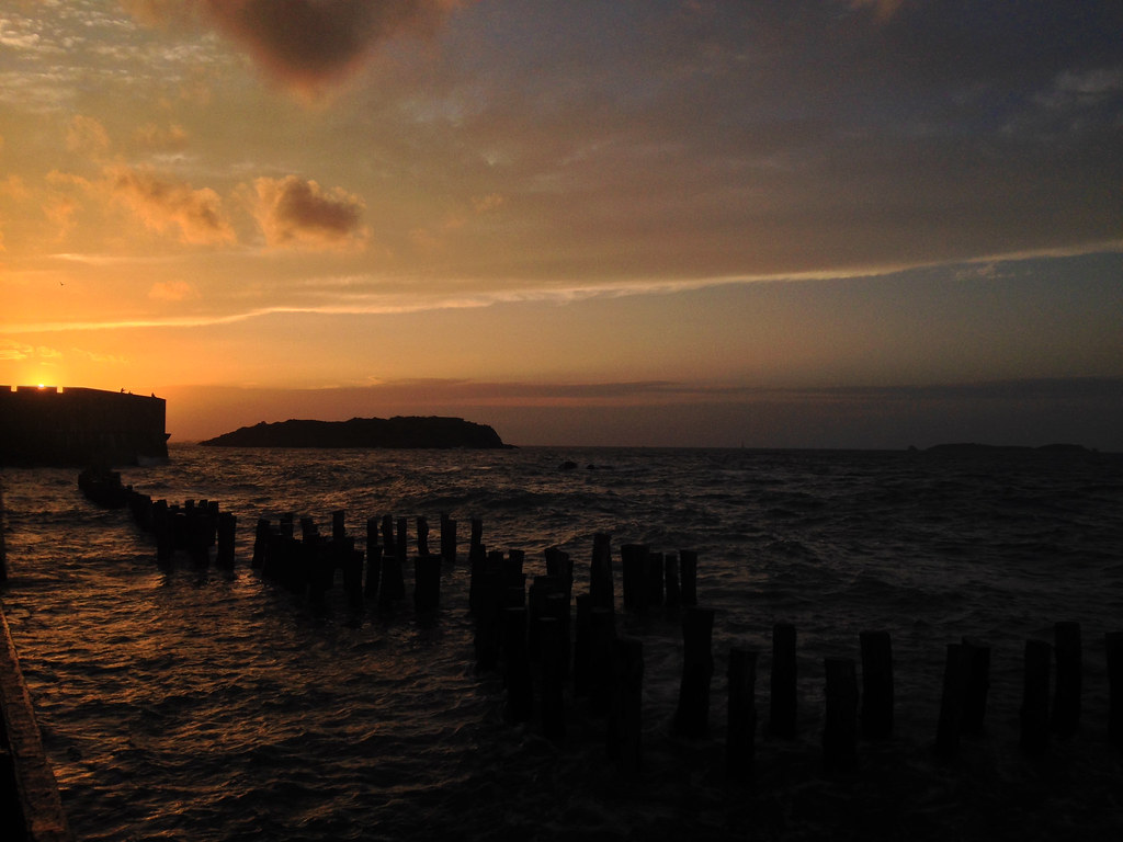 Couché de soleils sur saintmalo Guillaume Aussant Flickr